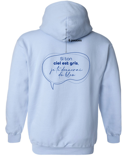 Si ton ciel est gris, je te donnerai du bleu