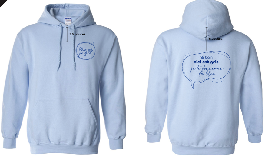 Si ton ciel est gris, je te donnerai du bleu